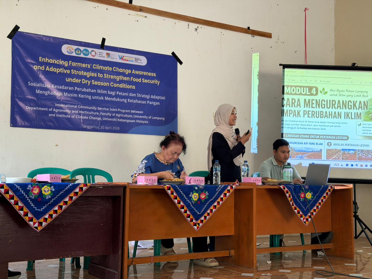 Jurusan Agronomi dan Hortikultura Unila Bersama Universiti Kebangsaan Malaysia Gelar Pengabdian Internasional untuk Perkuat Ketahanan Pangan di Tengah Perubahan Iklim