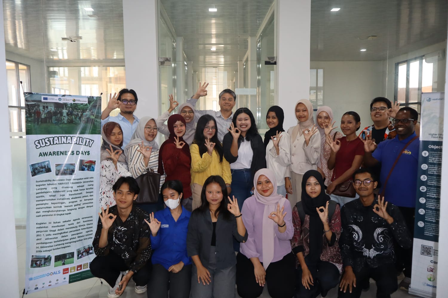 Dua Mahasiswa Agronomi dan Hortikultura Unila Ikuti Sustainability Awareness Days #2 di Lampung Selatan